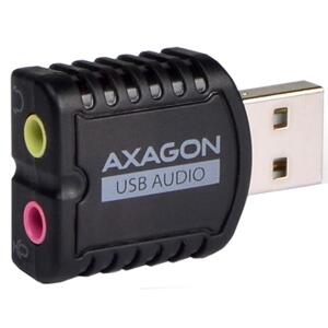 Axago ADA-10, USB 2.0 - Externá zvuková karta MINI, 48 kHz/16-bit stereo, vstup USB-A