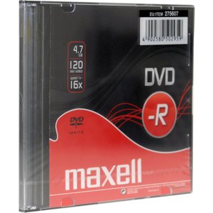 Maxell DVD-R 4,7GB 16x 1PK SC