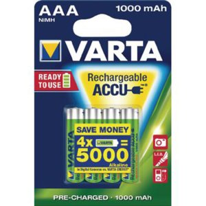 VARTA HR03 4S AAA  NiMH 1000mAh