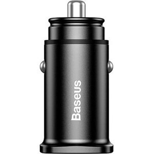 Baseus Square metal A+A 30 W Dual Quick Car Charger čierny