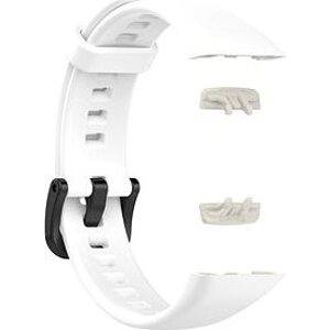 BStrap Silicone na Honor Band 6, white