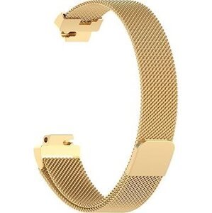 BStrap Milanese na Fitbit Inspire gold, veľkosť L