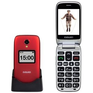 EVOLVEO EasyPhone FP červený