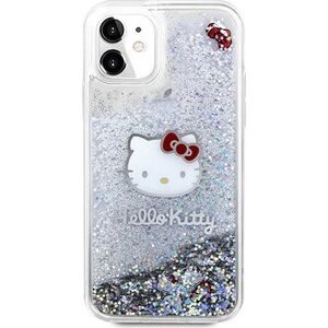 Hello Kitty Liquid Glitter Electroplating Head Logo Zadný Kryt na iPhone 11 Transparent