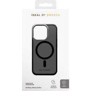 iDeal Of Sweden Ochranný kryt Clear Case s Magsafe na iPhone 15 Pro Tinted Black