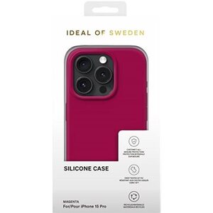 iDeal Of Sweden Silikónový ochranný kryt na iPhone 15 Pro Magenta