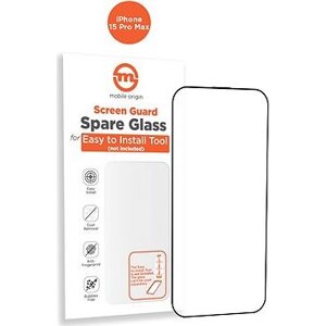 Mobile Origin Orange Screen Guard Spare Glass iPhone 15 Pro Max