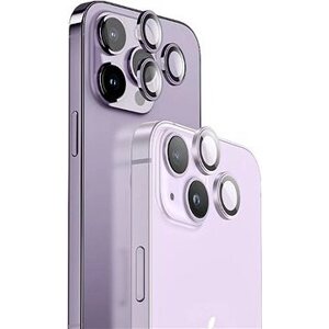 Blueo Sapphire Crystal Stainless Steel Camera Lens Protector Blue iPhone 15 Pro