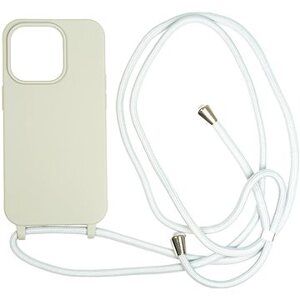 Mobile Origin Lanyard Case Light Grey iPhone 14 Pro