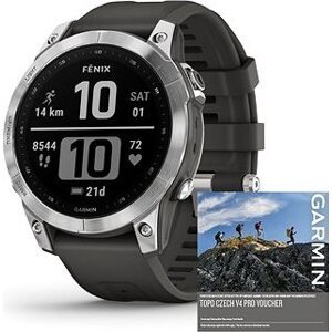 Garmin Fenix 7 Silver/Graphite Band