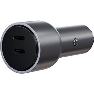 Satechi 40 W Dual USB-C PD Car Charger – Silver