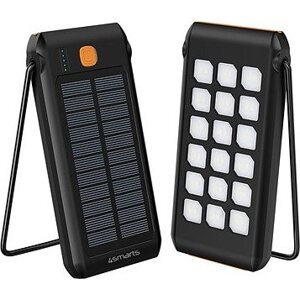 4smarts Solar TitanPack Flex 10000 mAh with Stand and Flashlight black/orange