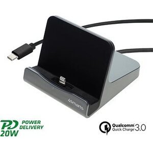 4smarts Charging Station VoltDock Tablet Lightning 20 W gunmetal