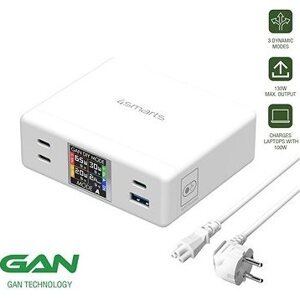 4smarts Desk Charger GaN DIY MODE 130 W, white