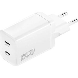 4smarts Wall Charger PDPlug Dual 45 W GaN 2C white