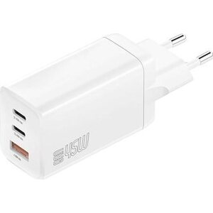 4smarts Wall Charger PDPlug Trio 45 W GaN 2C+1A white