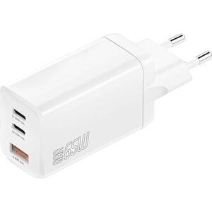 4smarts Wall Charger PDPlug Trio 65 W GaN 2C+1A white