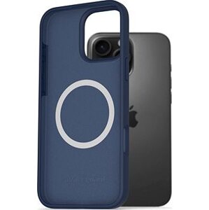 AlzaGuard Silicone Case Compatible with Magsafe na iPhone 16 Pro Max modrý