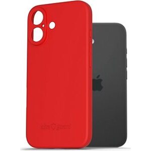 AlzaGuard Matte TPU Case na iPhone 16 červený