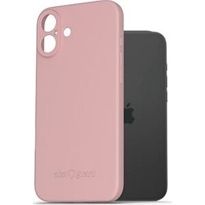 AlzaGuard Matte TPU Case na iPhone 16 Plus ružový