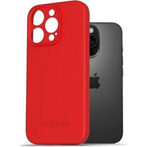 AlzaGuard Matte TPU Case na iPhone 16 Pro červený