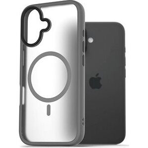 AlzaGuard Matte Case Compatible with Magsafe na iPhone 16 sivý