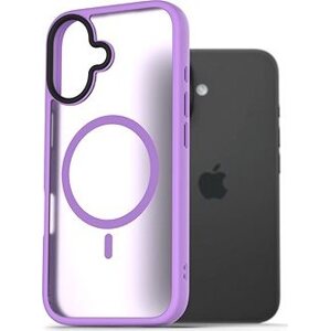 AlzaGuard Matte Case Compatible with Magsafe na iPhone 16 svetlofialový