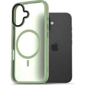 AlzaGuard Matte Case Compatible with Magsafe na iPhone 16 zelený