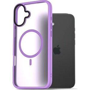 AlzaGuard Matte Case Compatible with Magsafe na iPhone 16 Plus svetlofialový