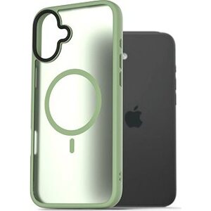 AlzaGuard Matte Case Compatible with Magsafe na iPhone 16 Plus zelený