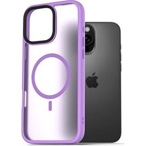 AlzaGuard Matte Case Compatible with Magsafe na iPhone 16 Pro Max svetlofialový