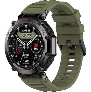 Amazfit silicon strap T-Rex Ultra, army green