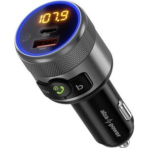 AlzaPower FM Transmitter F150 čierny