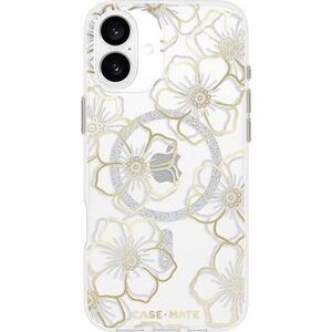 CaseMate Floral Gems Gold Magsafe iPhone 16 Plus