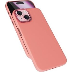 Epico Mag+ Silicone Pro kryt iPhone 16 Plus - broskvově růžový