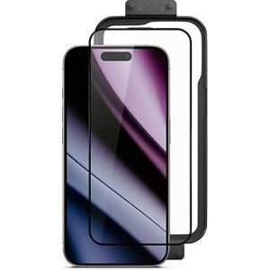 Epico Hero 3D ochranné sklo s inštalačným rámčekom iPhone 16 Plus