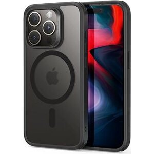 ESR Classic Hybrid Case (HaloLock), Compatible with iPhone 15 Pro, Frosted Black