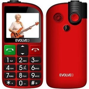 EVOLVEO EasyPhone FL červená