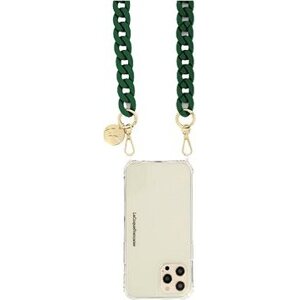 La Coque Francaise Sarah phone chain spruce green