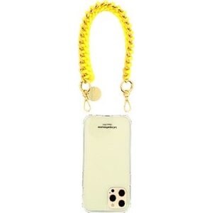 La Coque Francaise Romy short yellow braided chain