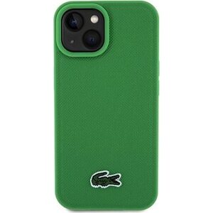 Lacoste Iconic Petit Pique Woven Logo MagSafe Zadný Kryt na iPhone 15 Green