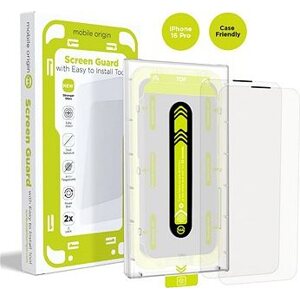 Mobile Origin Screen Guard With Easy Applicator 2 Pack iPhone 16 Pro