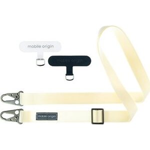 Mobile Origin Lanyard Tape 25 mm White 84 – 165 cm