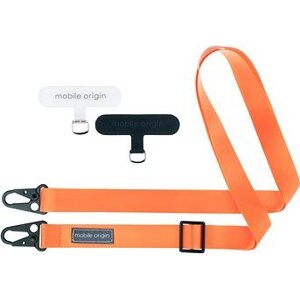 Mobile Origin Lanyard Tape 25 mm Orange 84 – 165 cm