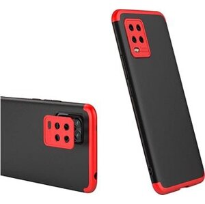 GKK 360 Full Body plastový kryt na Xiaomi Mi 10 Lite, čierny/červený, 04811