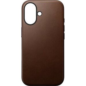 Nomad Modern Leather Case Brown iPhone 16