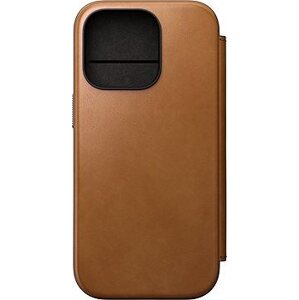 Nomad Modern Leather Folio English TanC iPhone 16 Pro