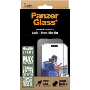 PanzerGlass Aluminum Apple iPhone 16 Pro Max s inštalačným rámčekom