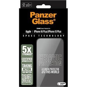 PanzerGlass Ceramic Apple iPhone 16 Plus s inštalačným rámčekom