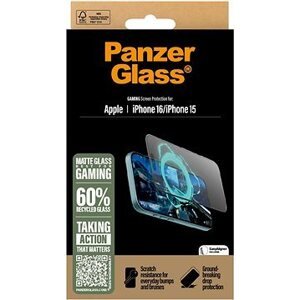 PanzerGlass Gaming Apple iPhone 16 s inštalačným rámčekom